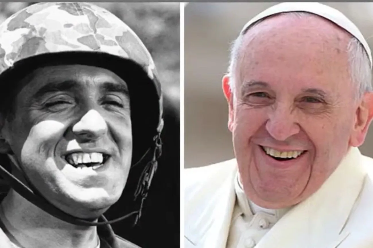 Even Pope Francis had a double in the face of a soldier.jpg?format=webp