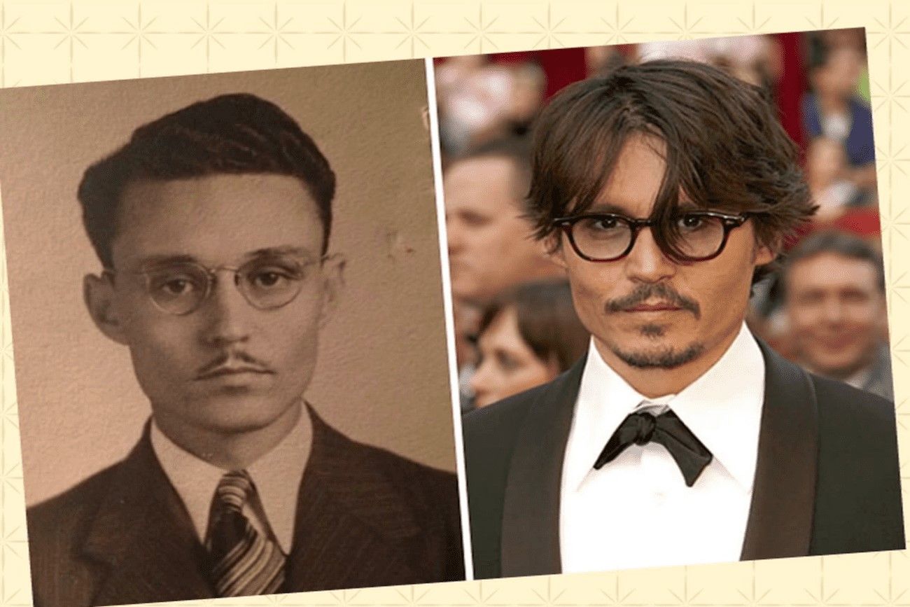 Johnny Depp and his doppelganger in the past.jpg